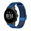 Miniatyrbilde 5 av 5: Blå Blå Metall Stål Mesh Reim kompatibel med Honor Magic Watch 2 46mm