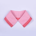 Miniatyrbild 1 av 5: Lös krage för damer, bomull, stickad tråd, klädkrage set f Pink one size unisex