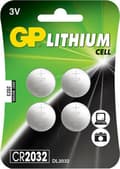GP CR2032-U4 knappcellsbatterier
