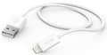 HAMA Laddnings-/Datakabel USB-A - Lightning 1m Vit
