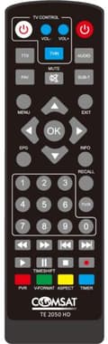 Miniatyrbild 2 av 2: COMSAT DVB-T2 HEVC TE 2050 HD TV-mottagare