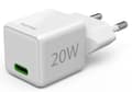 HAMA Supermini Power Delivery (PD)/Qualcomm 2.0/3.0 20W Väggladdare Vit