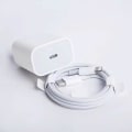 Miniatyrbild 4 av 4: 1m lång Kabel + iPhone laddare Apple 11/12/13 USB-C Vit