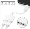 2 in 1 iPhone 7/8/X Dual Lightning Adapter / Splitter Vit