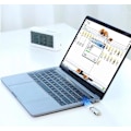 Miniatyrbild 5 av 8: Supersnabb-adapter USB C till USB 3.0 Svart