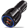 Miniatyrbillede 1 af 3: Biloplader Fast Charge 3.0 iOS/Android 35W For Car