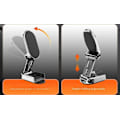 Miniatyrbild 6 av 6: 1Pcs Biltelefonhållare Magnetisk bilfäste Fällbar 360° justerbar 1 Pcs