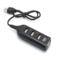 Miniatyrbillede 2 af 2: 4 Porte USB 2.0 Hub Sort Black 1 Pcs