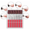 Miniatyrbillede 2 af 3: Nagelfil med 6 bitar (Elektrisk) Black