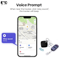 Pikkukuva 4 / 6: GPS Tracker -Apple-find-my- IP65 Vattentät för telefon, plånbok, nyckel, barn, husdjur Vit White