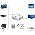 Miniatyrbild 6 av 7: HDMI till AV/RCA 1080P Signalomvandlare Universal Svart