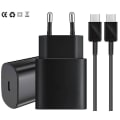 Pikkukuva 2 / 2: Snabbladdare 25W USB-C Väggladdare Strömadapter + 2M USB-C Kabel White