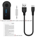 Miniatyrbillede 5 af 6: Bluetooth Audio Receiver Black