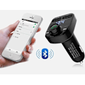 Miniatyrbillede 3 af 3: FM-sender X88A med bluetooth og håndfri Sort Black 1 Pcs