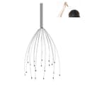 Head Massager Orgasmatron - Dubbla groddar Head Scratcher 1Pcs Silver