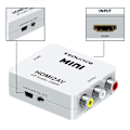 Pikkukuva 5 / 7: HDMI till AV/RCA 1080P Signalomvandlare Universal Black