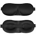 Miniatyrbild 1 av 2: 3-pack 3D Sovmask / Ögonbindel – Svart