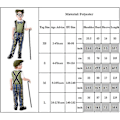 Miniatyrbild 4 av 4: 2-12 år gamla barn pojke morfar 100 dagar i skolan Äldre kläder Finklänning Jumpsuit Hatt glasögon set 2-4 years old