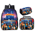 Miniatyrbild 1 av 4: air slam dunk 2 tredelad 16-tums skolväska Space Jam style 7