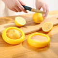 Miniatyrbild 4 av 5: Frukt Grönsaksformade Savers Förvaring För Kylskåp, Avokado Saver Lökhållare Tomatförvaring Citron Keeper-behållare null none