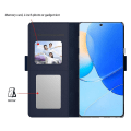 Miniatyrbild 3 av 5: anti-scratch Case För Huawei Nova Y91 4g, Spegel Korthållare Telefon Bordsställ Design Cover Blue