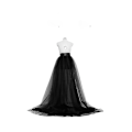 Miniatyrbild 3 av 4: Tulle genomskinlig halvklänning bröllop damer spets mesh tyllklänning Ty BLACK