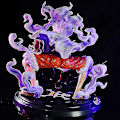 Miniatyrbild 5 av 5: One Piece Luffy Gear 5 Anime Figurer Nika Sun God Pvc Action Figurine Model Doll White