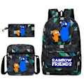 Miniatyrbild 1 av 5: Rainbow Friends ryggsäck för pojkar och flickor Lingge Figur 1 The single shoulder bag