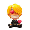 Miniatyrbild 1 av 4: One Piece Anime Monkeydluffy Roronoa Ace Pvc Action Model Collection Cool Stunt Figur Leksak Present C H3
