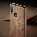 Miniatyrbild 4 av 5: Kompatibel med Samsung Galaxy A30/a20/m01s Case Kortplats Flip Magnetisk Stativ Case För Samsung Galaxy A30/a20/m01s Premium Pu Leather Yellow