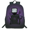 Miniatyrbild 4 av 4: Skibidi Toalettskolväska Högtalare Kamera Man Tecknad Anime Ryggsäck Videokamera Mochila för Barns Väskor för Flickor 12