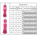 Miniatyrbild 3 av 3: Kvinnor Barbie Cosplay Dräkt 70-tal 80-tal Hippie Cowgirl Outfits Set Väst Topp+byxa+slips Halloween Party Finklänning Presenter S