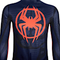 Miniatyrbild 4 av 5: 2023 Spider-man Across The Spider-vers Kostym för barn Pojkar Cosplay Miles Morales Spiderman Jumpsuit Halloween-fest Fancy Dress Up 8-9 Years