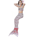 Miniatyrbild 2 av 4: Barn Flickor Mermaid Tail Bikini Set Badkläder Baddräkt Simdräkt Pink 4-5 Years