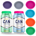 Miniatyrbild 1 av 5: Cap Lock Soda Drink Snaps Cover Lock Lock Sealer Protector Återanvändbar, 100 % ny 6pcs