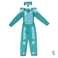 Miniatyrbild 1 av 5: Minecraft-dräkt för barn Klassisk diamant-pansarkostym för pojkar Flickor Temafest Rollspel Utklädningsdräkt S