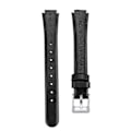 Miniatyrbild 1 av 5: Hopeup 12 mm watch Andas utbytbart mjukt armbandsur i konstläder Watch Black L