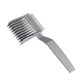 Miniatyrbild 1 av 5: Barberfade kammar, böjd positioneringskam, hårklippskam, hårklippskam med gradientdesign null none