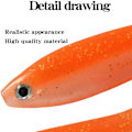 Miniatyrbild 2 av 8: Mjuka Bionic Loach Lures Mjuka Bionic Fiskedrag, Fiskedrag, Age Simbeten för Saltvatten Sötvatten 10cm