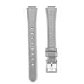Miniatyrbild 1 av 5: Hopeup 12 mm watch Andas utbytbart mjukt armbandsur i konstläder Watch Light Grey L