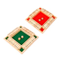 Miniatyrbild 4 av 4: 4 Player Shut Box Board Toy Digitalt flipbrädspel Familjespelbordsleksaker red