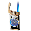 Miniatyrbild 1 av 5: Uppblåsbar tändare med elektrisk watch Creative Dial Rocker Arm Uppblåsbar tändare (gas ingår inte, måste blåsa upp dig själv) Gray