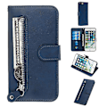 Miniatyrbild 2 av 5: Case Kompatibel med Iphone 8 Plus/ Kompatibel med Iphone 7 Plus, premium Pu Läder Magnetisk stängning Kortplatser Kickstand Dragkedja Po null none