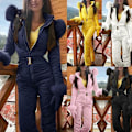 Miniatyrbild 5 av 5: Dam Vinter Varm snödräkt Utomhussport Byxor Skiddräkt Vattentät Jumpsuit White M