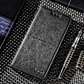 Miniatyrbild 5 av 5: För Xiaomi Redmi Note 12 4g Korthållare Cover Kohud Texture Pu Läderställ Phone case Shell Black
