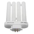 Miniatyrbild 3 av 5: Fml 27ex-n 27w 4-stifts fyrkantig energisparande kompakt lysrör 6500k 4 rader Glödlampa Hög kvalitet null none