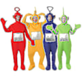 Miniatyrbild 1 av 4: 4 Färg Teletubbies Roll Vuxen Cosplay Rolig kostym s red