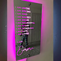 Miniatyrbild 2 av 5: Personliga affirmationer Spegel Led Light I Am Smart | Motivationa daglig påminnelse| Jag är spegel null none