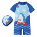 Miniatyrbild 2 av 3: Barn Pojkar Flickor Dinosaurie Baddräkt One Piece Sunsafe Swimwear Simdräkt HY20081B M