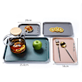 Miniatyrbild 5 av 5: Dww-vert Fonc, Ensemble Trois Pices , Plateau De Service Rectangulaire Idal Pour Buffet, Snabbmat Et Restauration Rapide, Plastique null none